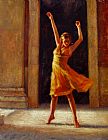 Flamenco Dancer Canvas Paintings - Passion